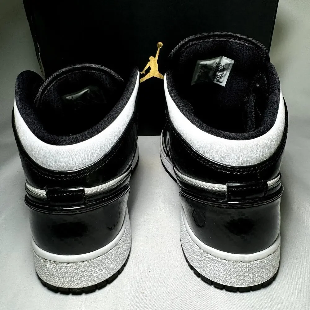 Nike Air Jordan 1 Mid SE GS All Star 2021 - Size 6 -Men's Black Trending Shoes